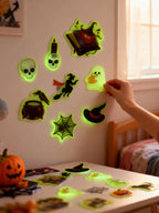 Calcomanias Luminosas de Gelatina para Halloween