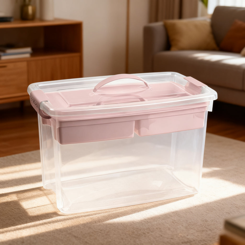 CAJA Nº 34 22 L CON BANDEJA ROSA PALO