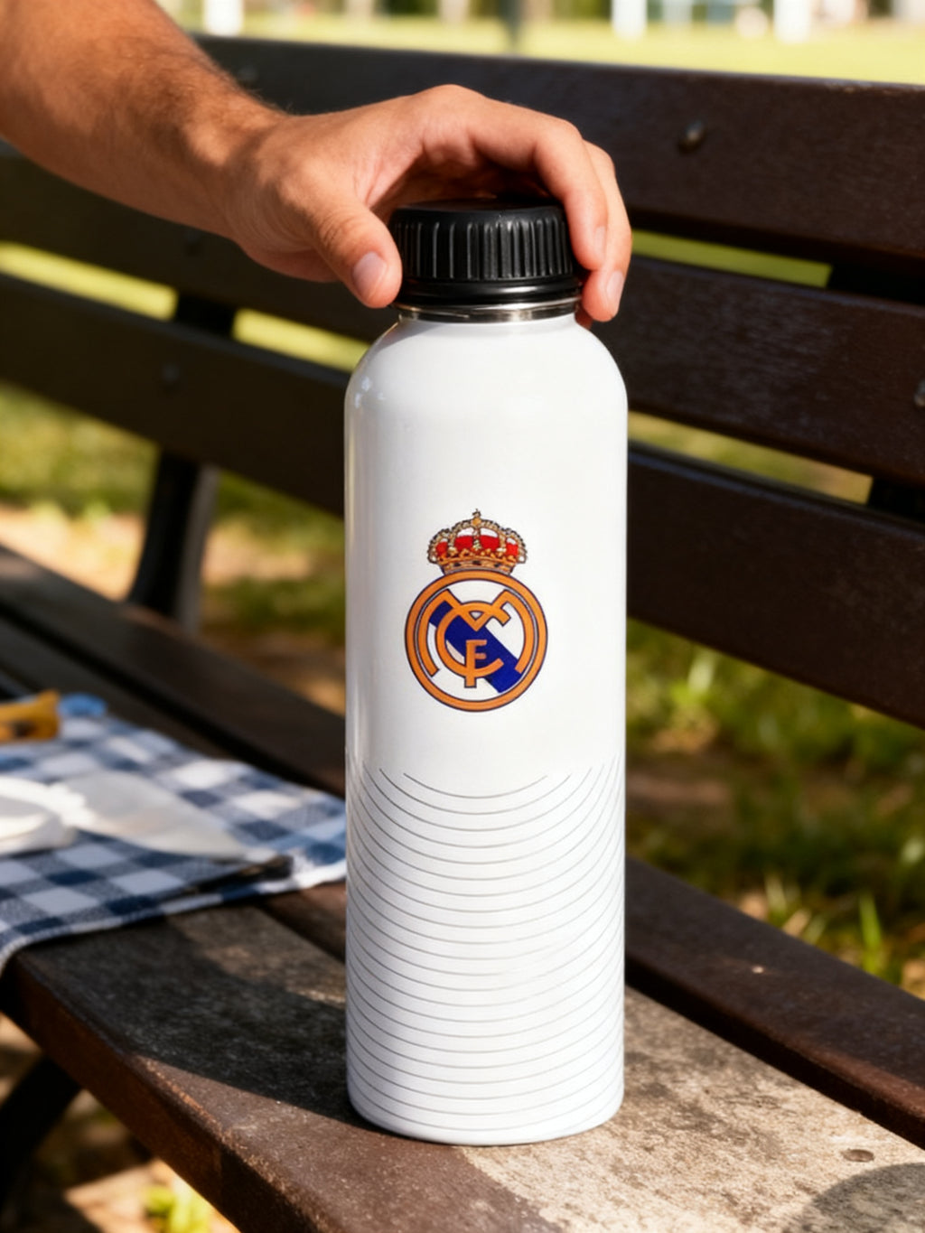 RM Botella Metálica 600ML Real Madrid