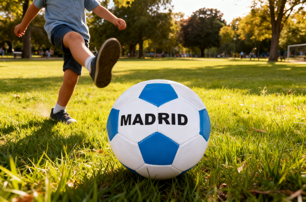 BALÓN DE FÚTBOL BLANCO MADRID