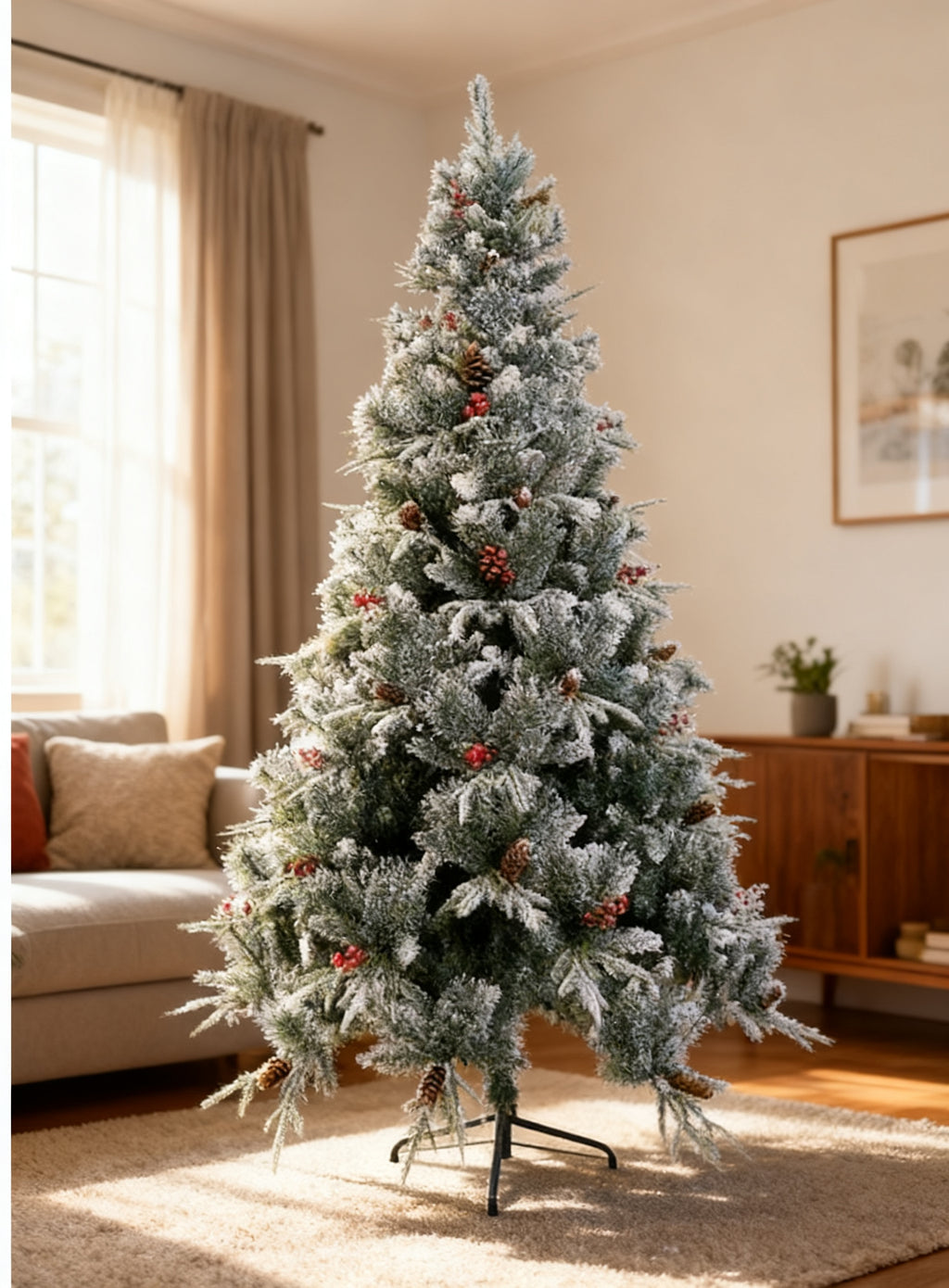 Arbol Navidad Adornado 90cm 100T
