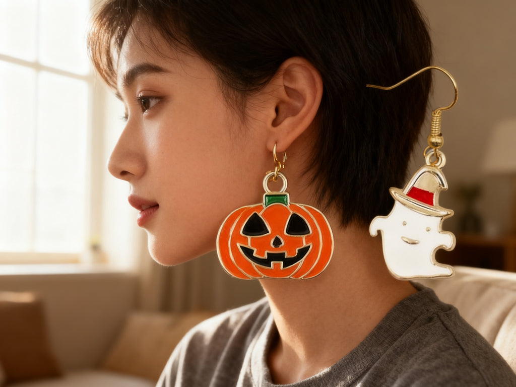Pendientes Decorativos de Halloween 4 Piezas