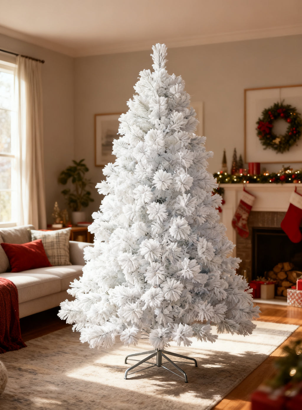 Arbol Navidad Nevado 180cm 180T