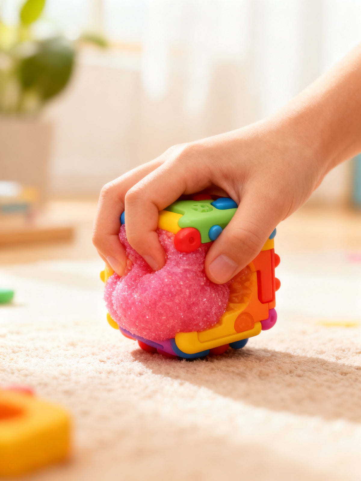 Squishy Bola de Hierba Juguete Sensorial