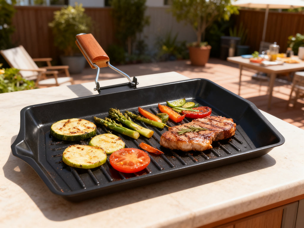 Asadora 38x24 Metal para Cocinar