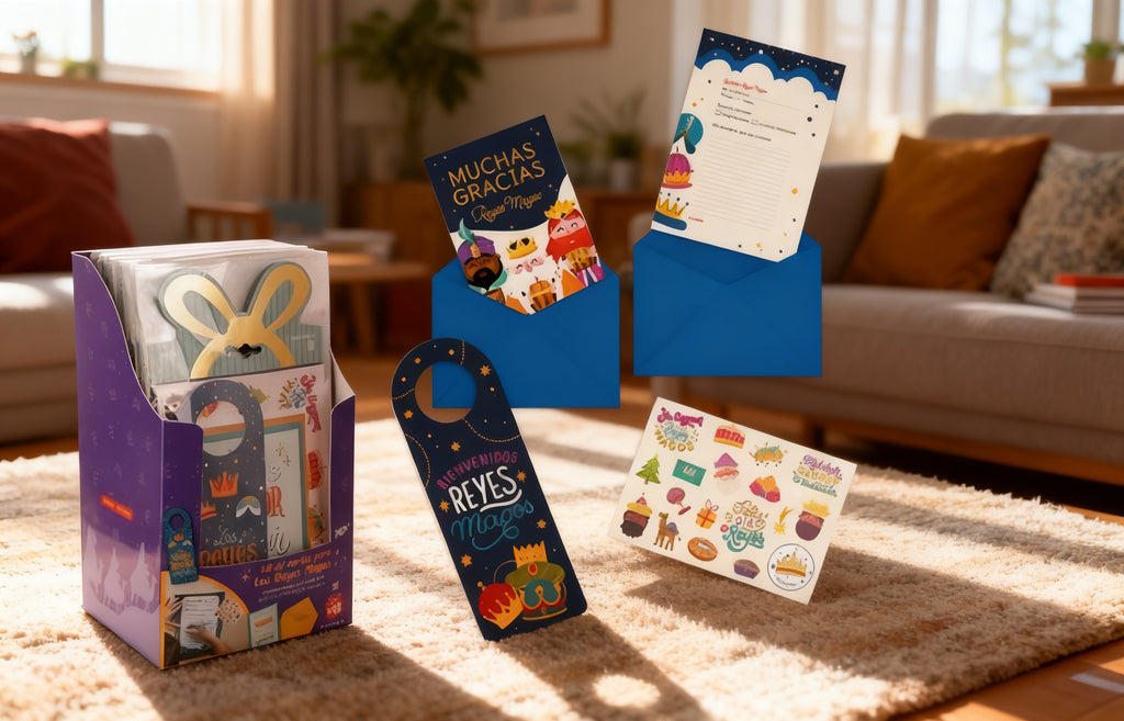 Set de Papelería para Carta Navideña