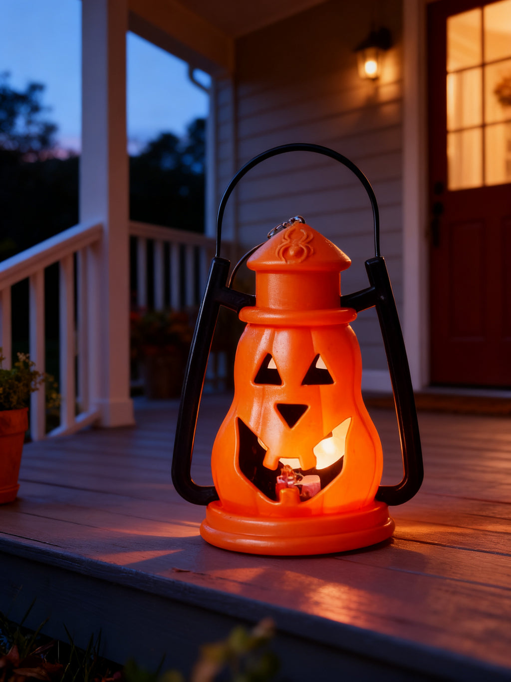 Lámpara de Calabaza de Halloween 1 Pieza