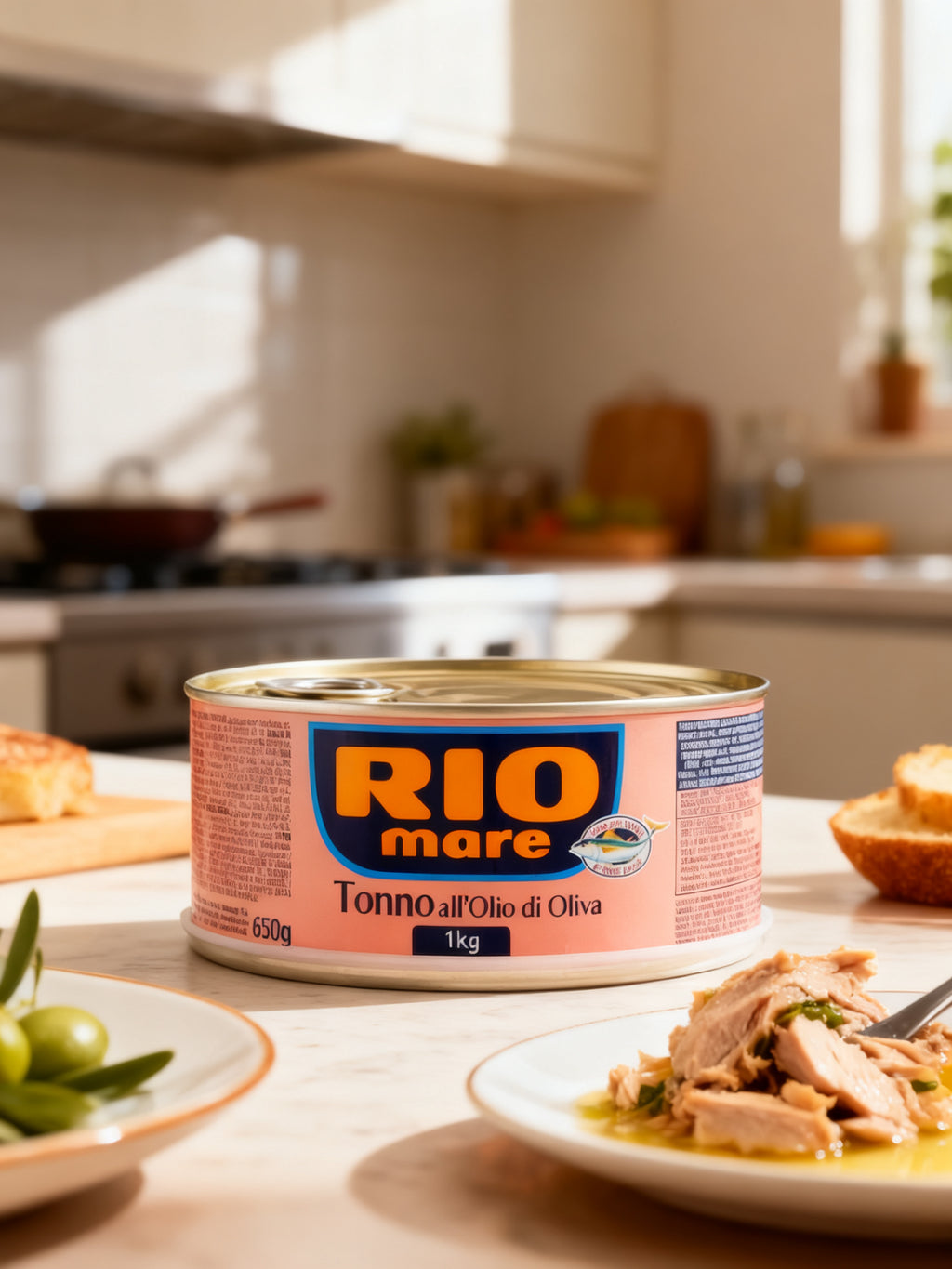 Rio Mare Tonno all'Olio di Oliva 1kg - Cajón 6 uds