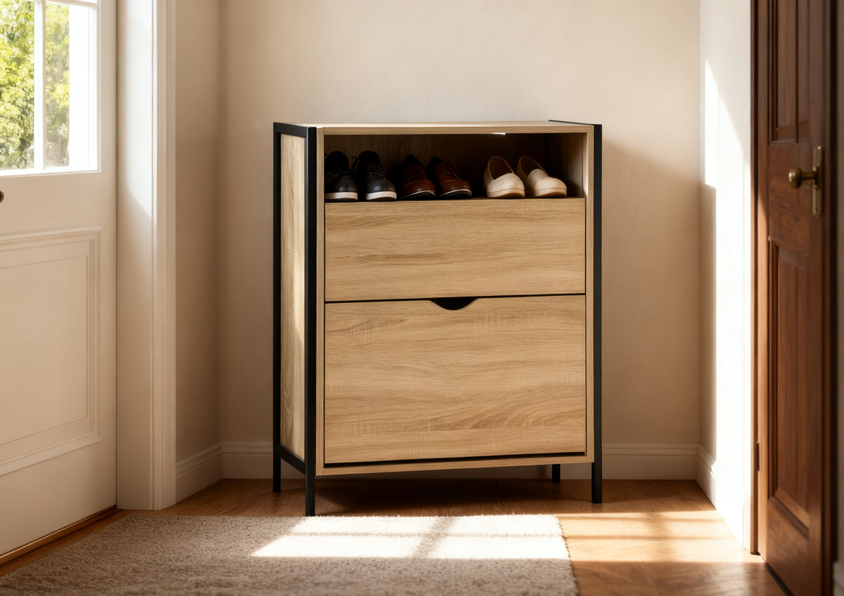 MUEBLE ZAPATERO 2 NIVEL MAD-MET MOBLEKIT