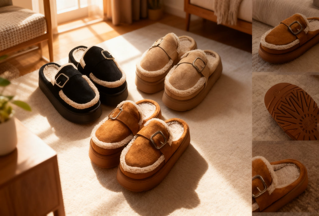 Zapatillas 2308 de Forro Cálido para Mujer