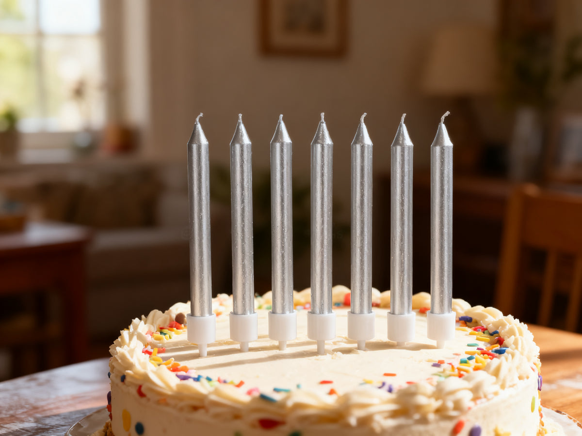 VELAS CUMPLEAÑOS 7 PIEZAS
