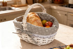 Cesta Mimbre Oval 25x19 cm