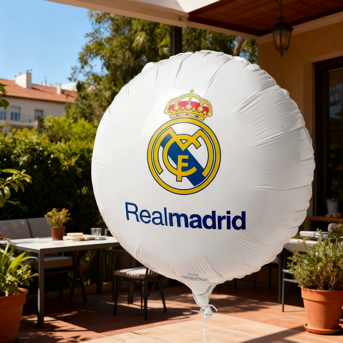 RM Globo Foil Real Madrid 45cm Pack 12