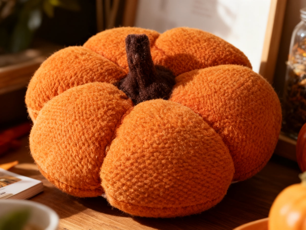 Pequeña Calabaza Naranja Decorativa 1pc