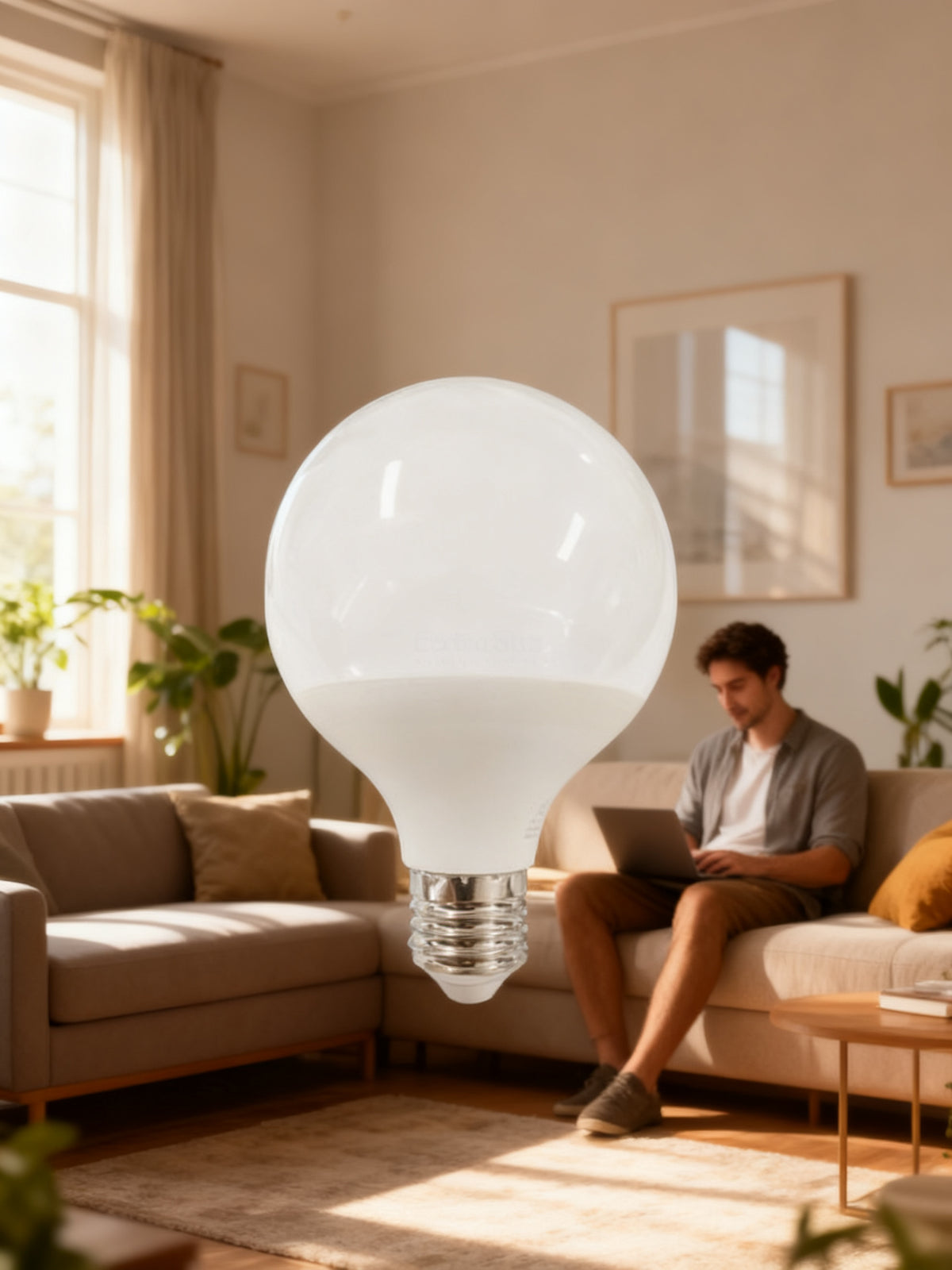 BOMBILLA LED G80 12W E27 1320LM 6500K LUZ FRIA