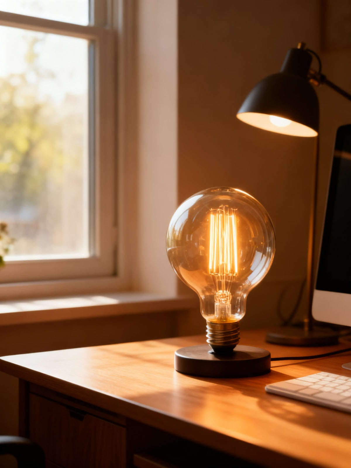Bombilla Bola LED Adorno E27 6W 2200K