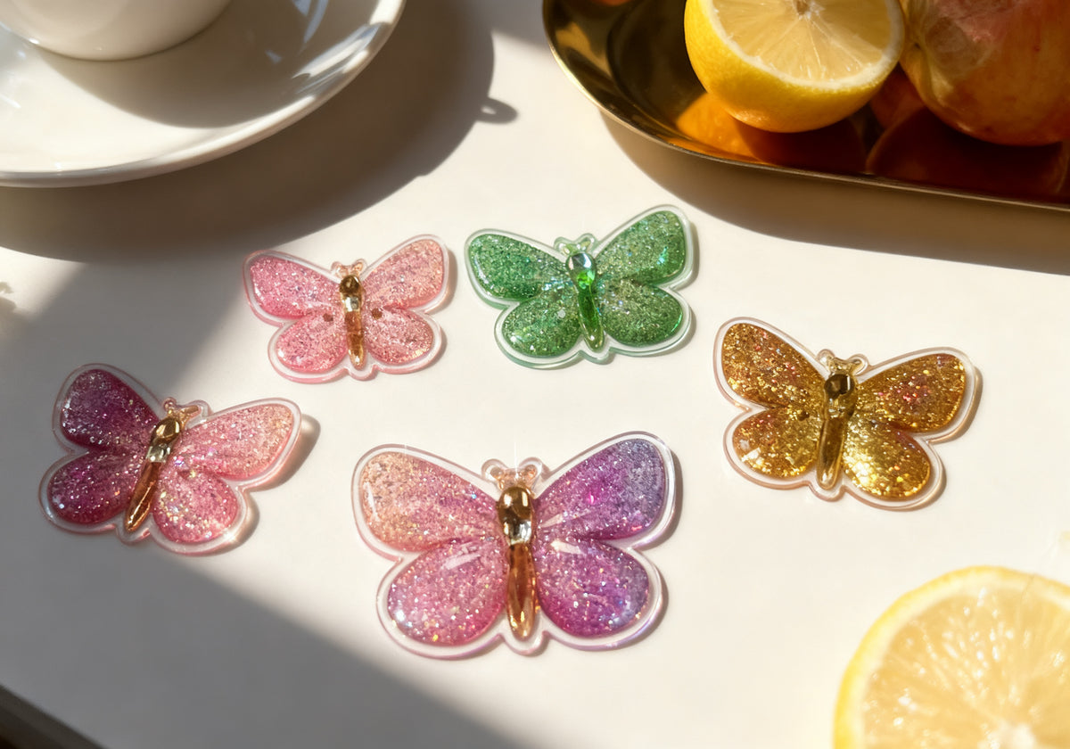 Pegatina Creativa Mariposas Acrílicas