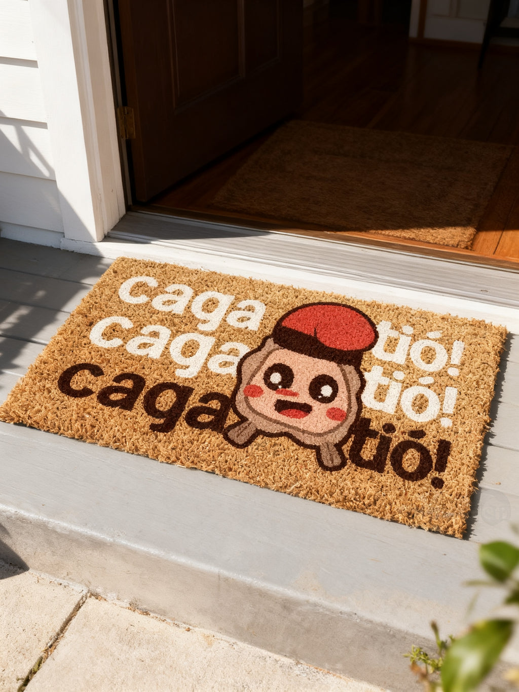 Felpudo Tio Nadal Rectangular Navideño