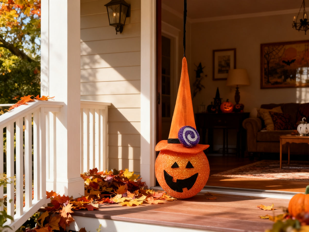 Colgante de Calabaza con Luz