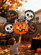 Juego de Globos de Aluminio para Halloween