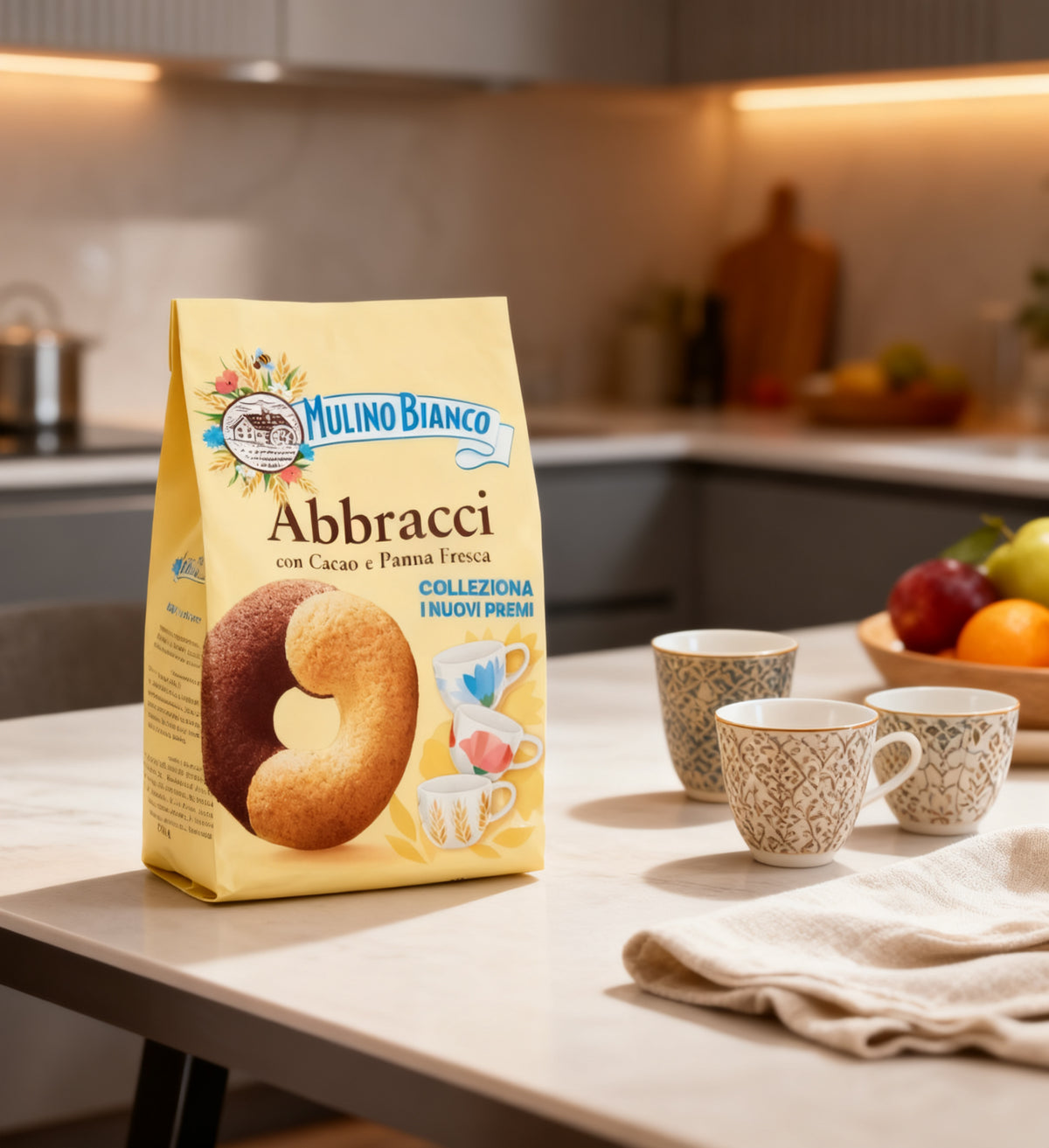 Mulino Bianco Abbracci con Cacao e Panna Fresca 350g