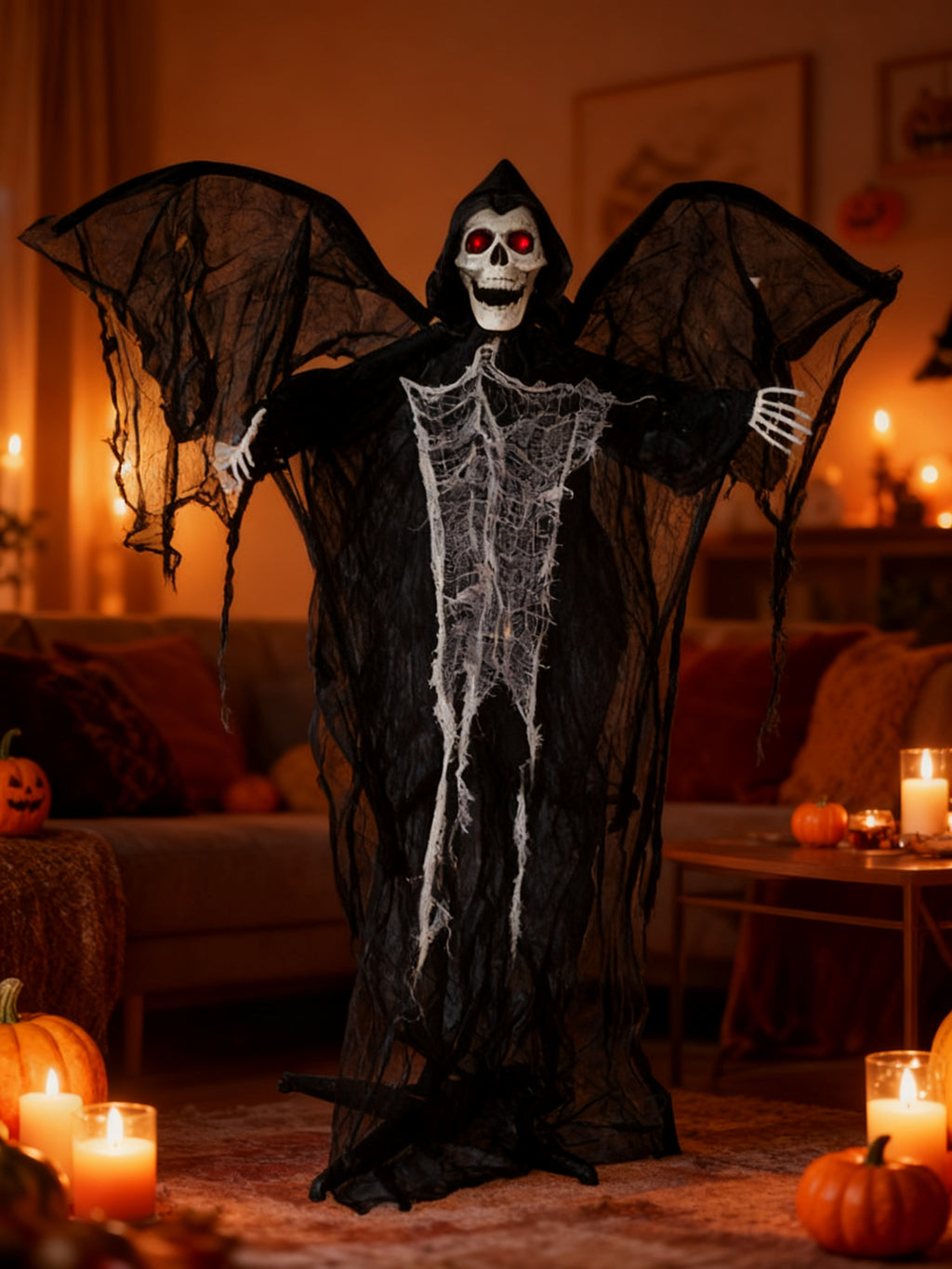Fantasma Alado 160cm Decoración Halloween