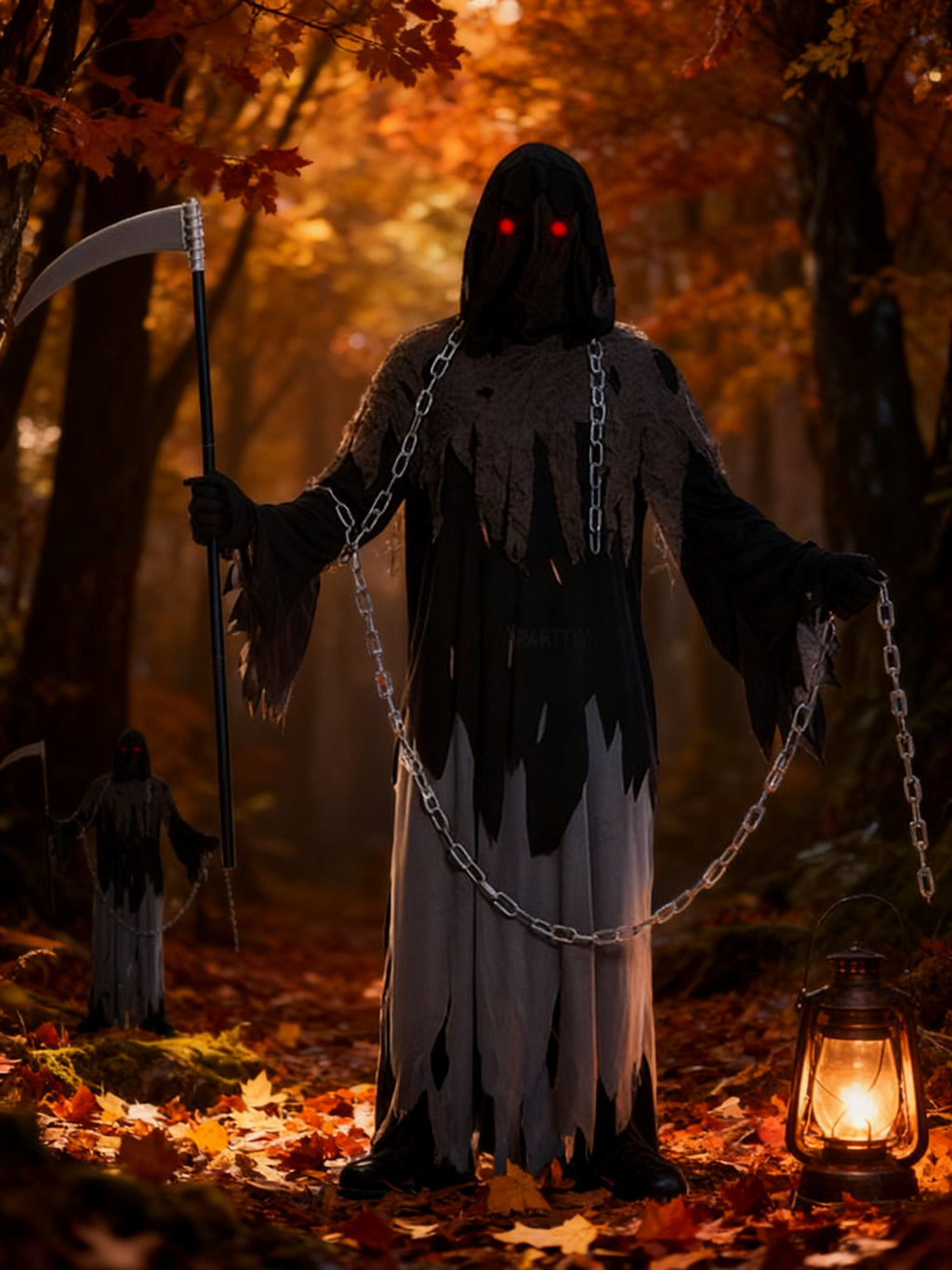 Conjunto Túnica Muerte con Guadaña para Halloween