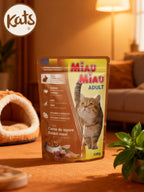 KATS Sachet Comida para Gatos Adulto Conejo en Salsa 100g