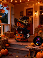 Adorno de Halloween con Luz Calabaza