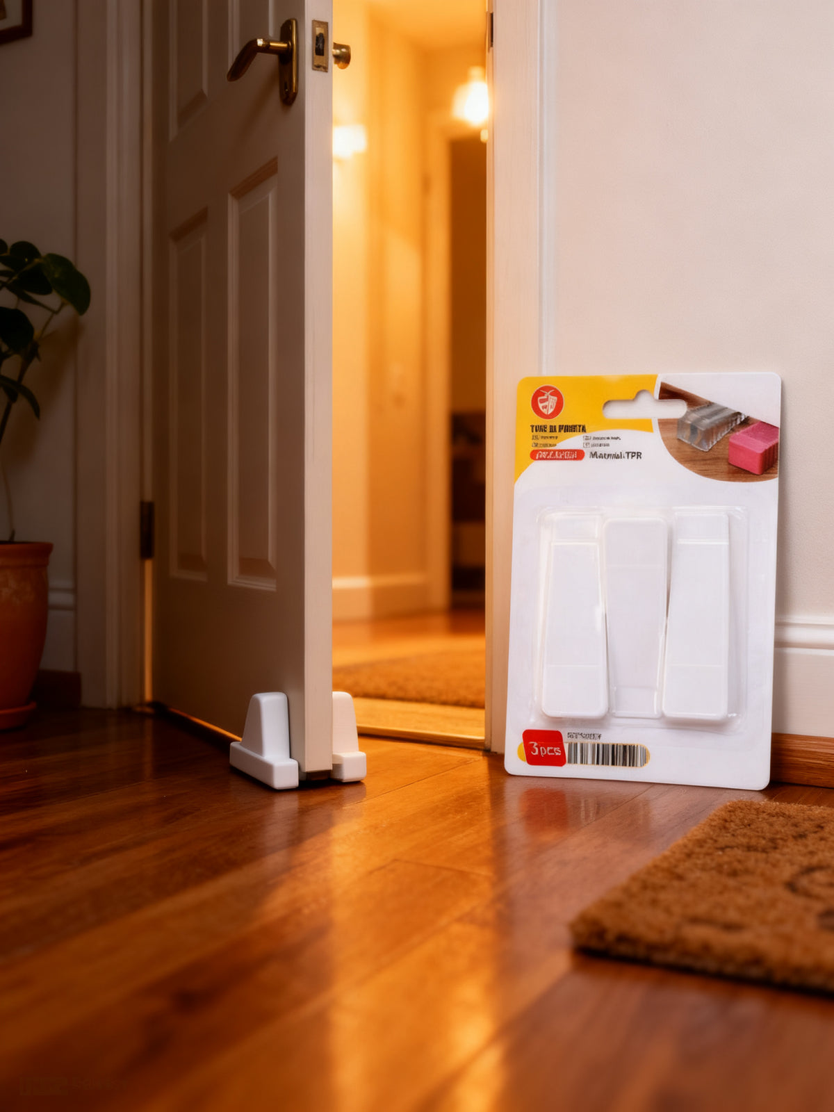 TOPE DE PUERTA 3PCS BLANCOS