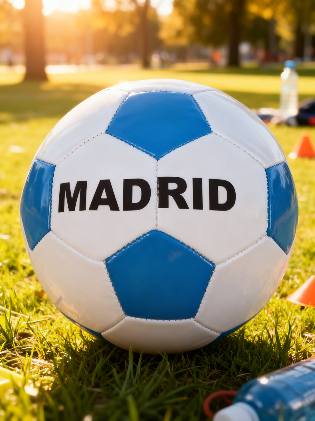 BALÓN DE FÚTBOL BLANCO MADRID