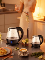 HERVIDOR ELECTRICO 1.5L VIDRIO LUZ AZUL