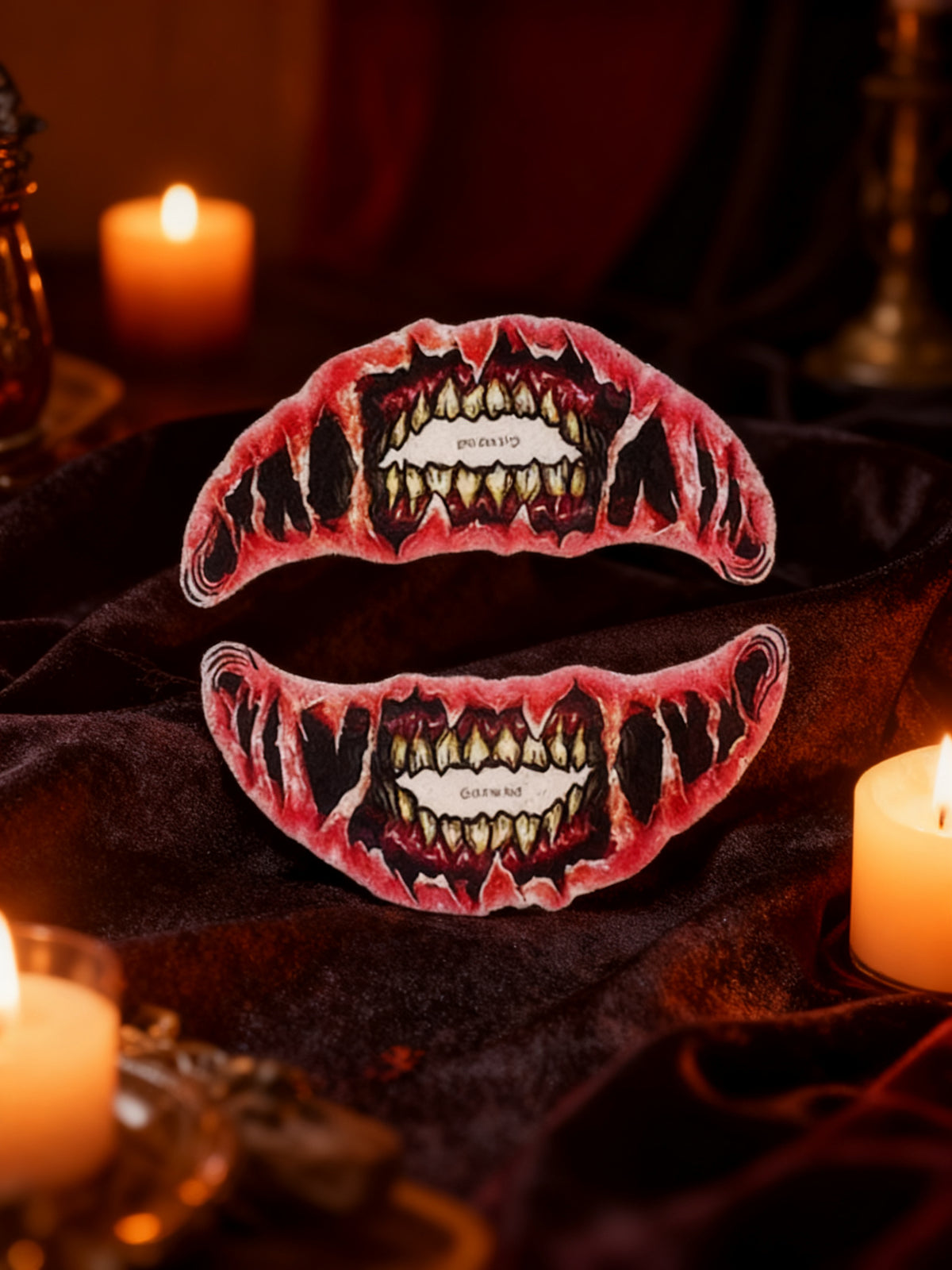 Pegatinas de Labios 3D para Halloween 1pc