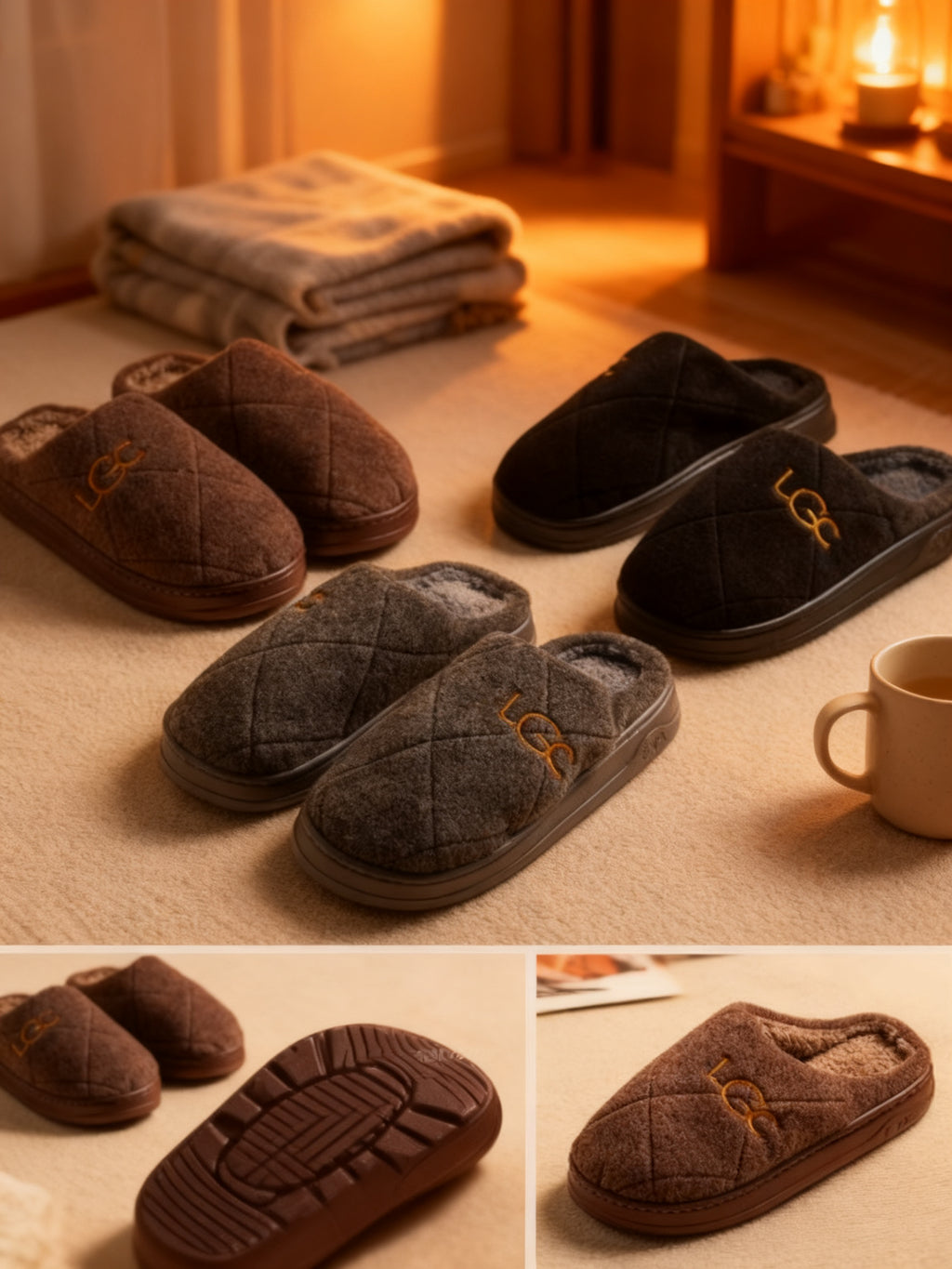 Zapatillas de Algodón Hombre 2315
