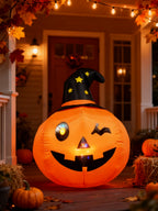 Inflable Decorativo de Calabaza de Halloween con Luz