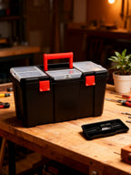 CAJA HERRAMIENTAS 48x26 NEGRO