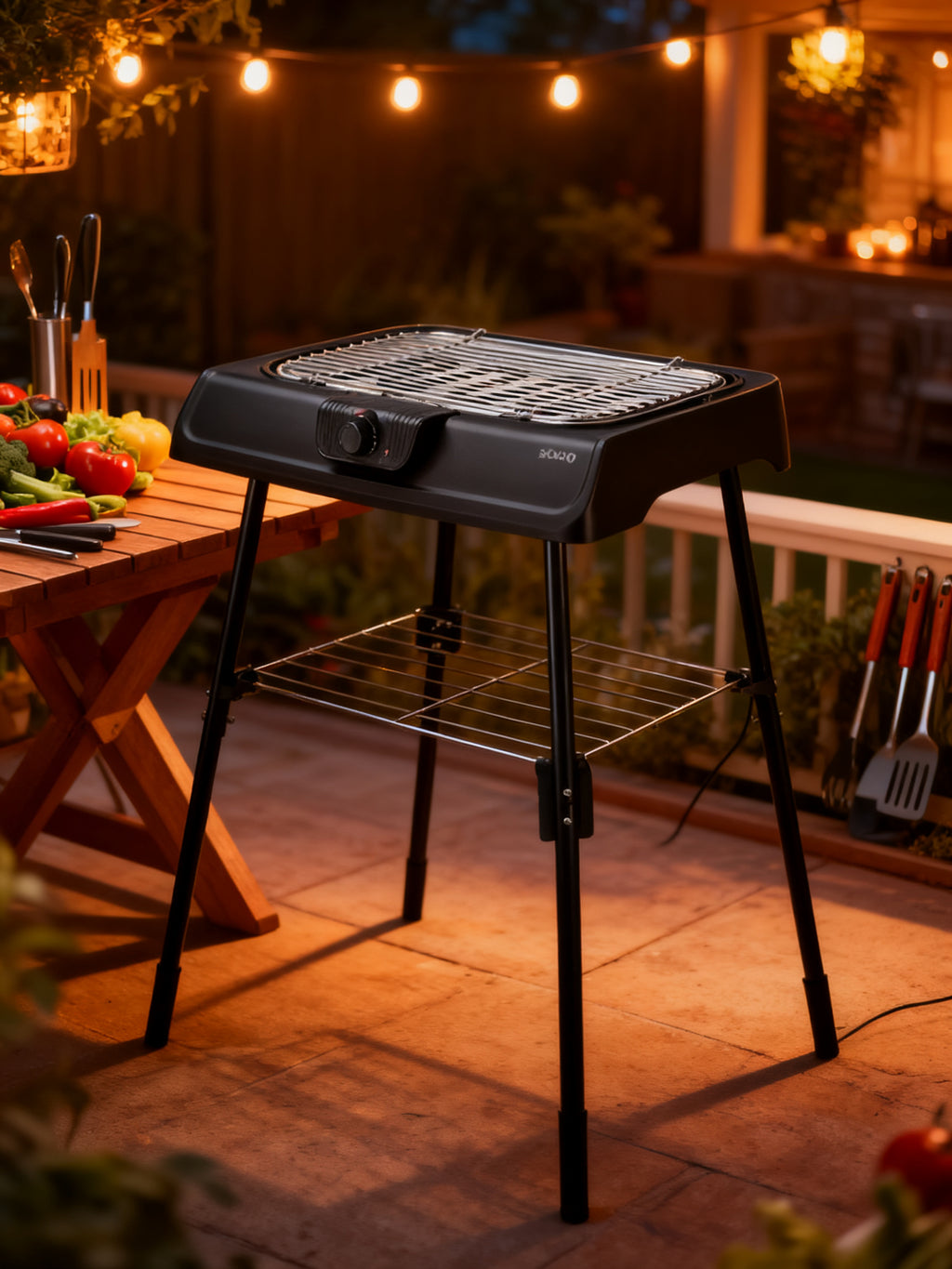 Barbacoa Eléctrica con Patas