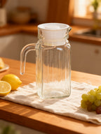 Jarra Cristal 500ml Luisa Tapa Blanca