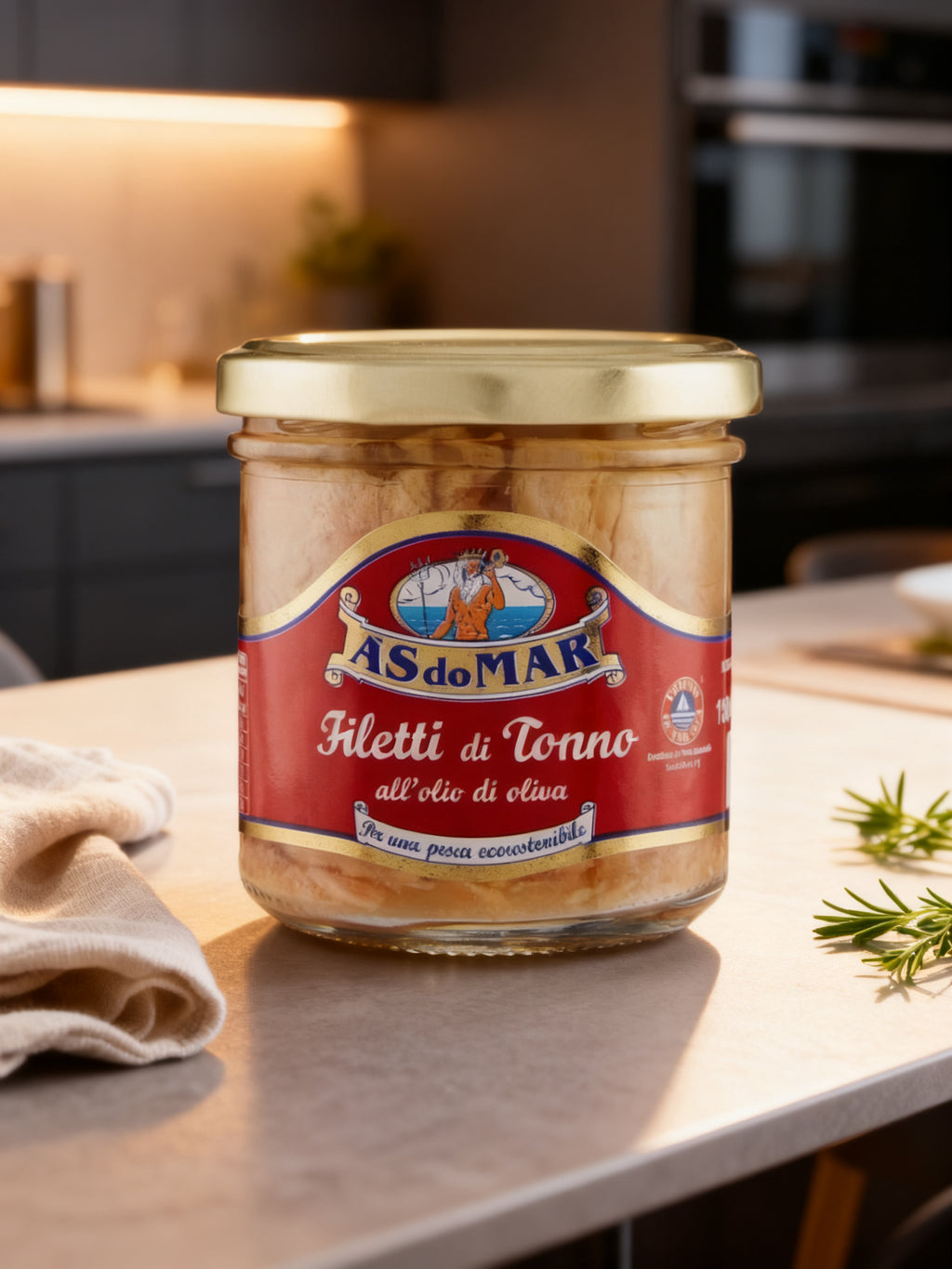 As do Mar Filetti di Tonno all'Olio di Oliva 150g - Tarro de Cristal
