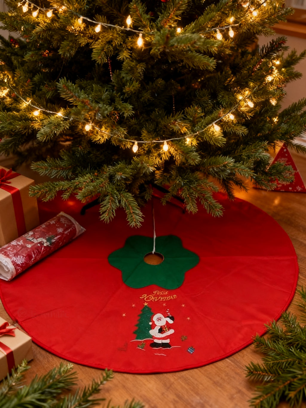Alfombra Pie Pino 100cm Navidad