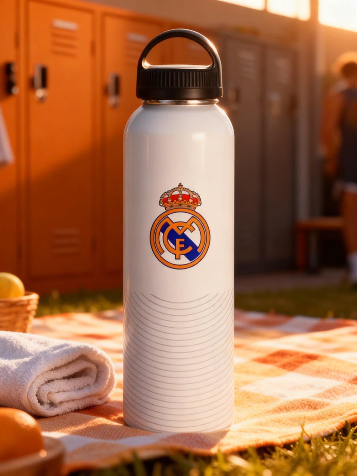 RM Botella Metálica 600ML Real Madrid