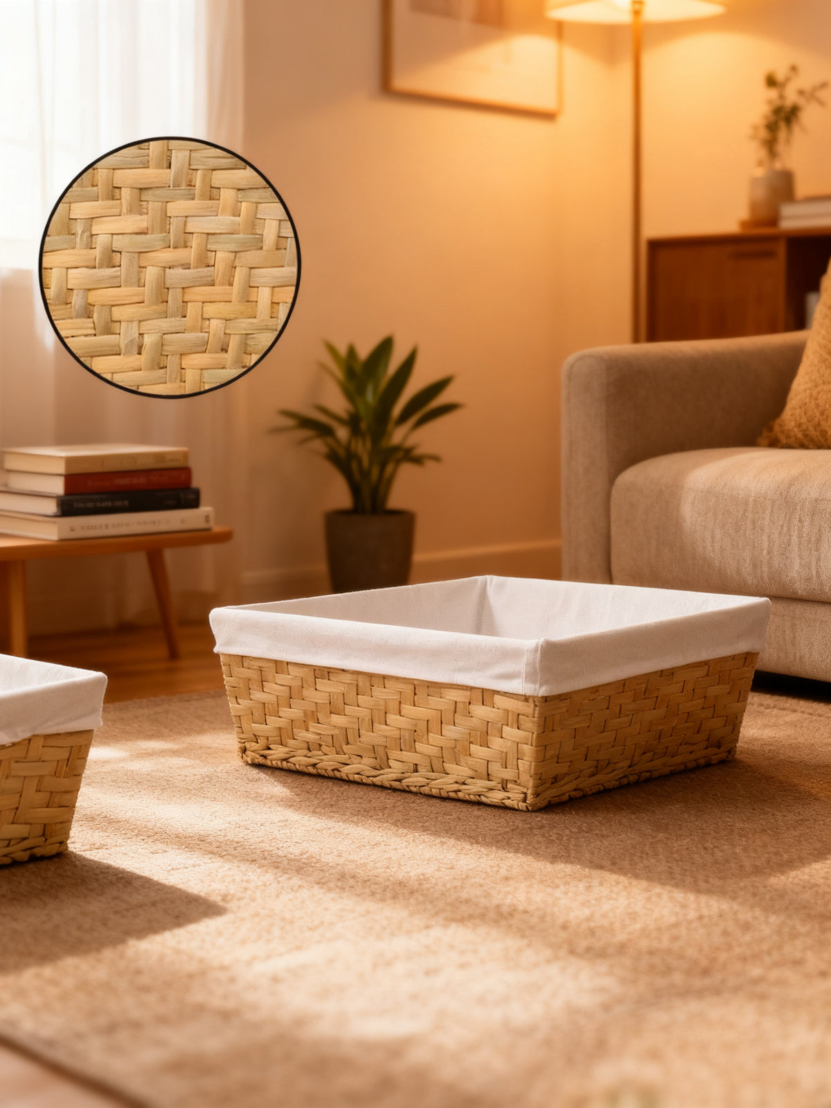 Cesta Rectangular 52x38 cm