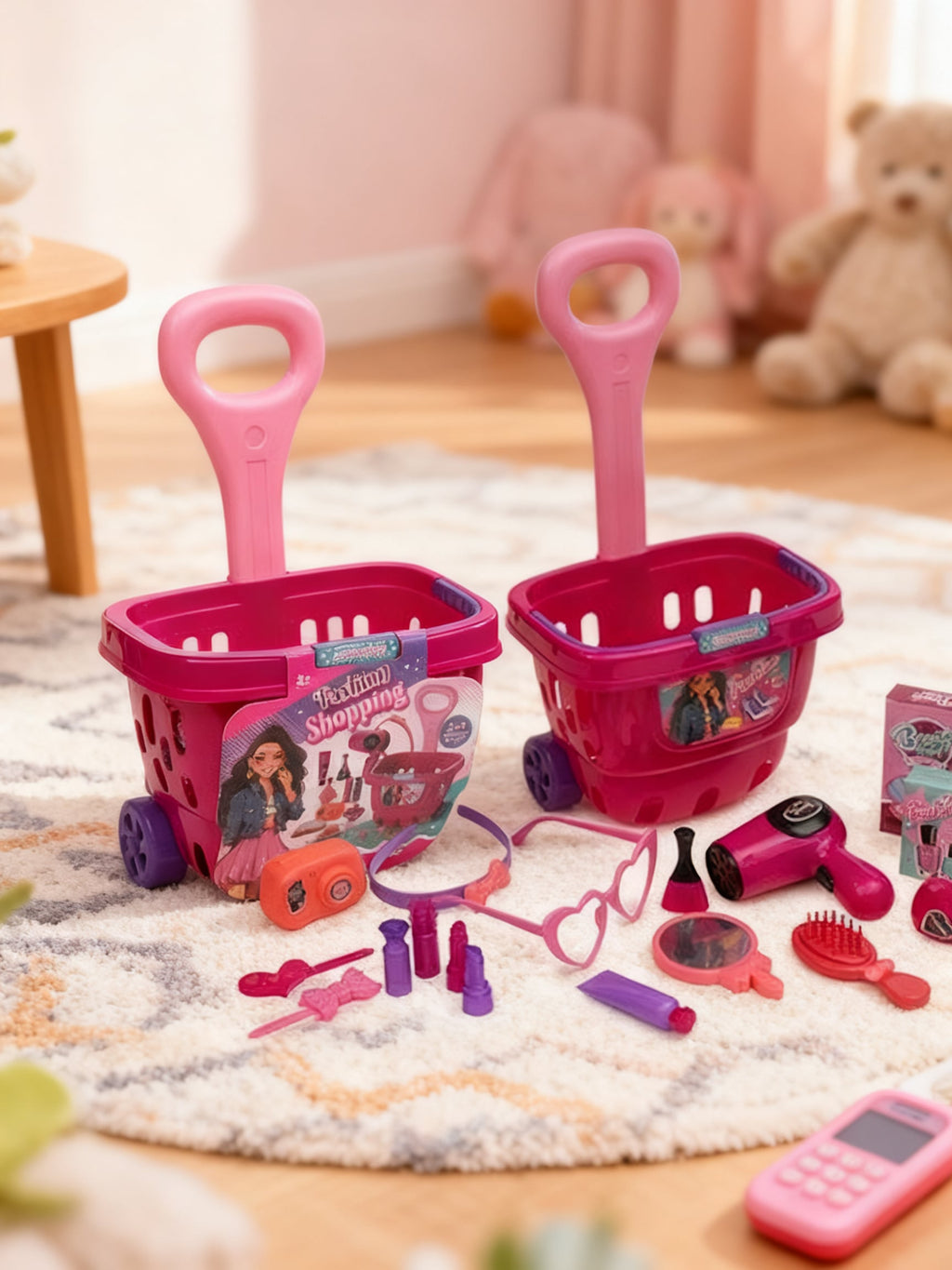 BELLEZA SET EN CARRITO PARA NIÑAS