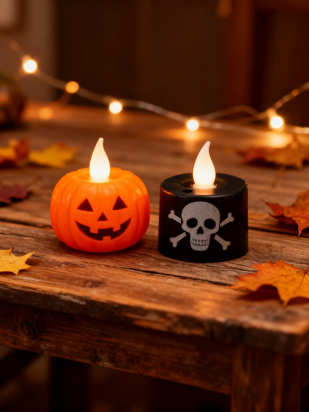 Lámpara Pequeña de Calabaza 2 Piezas