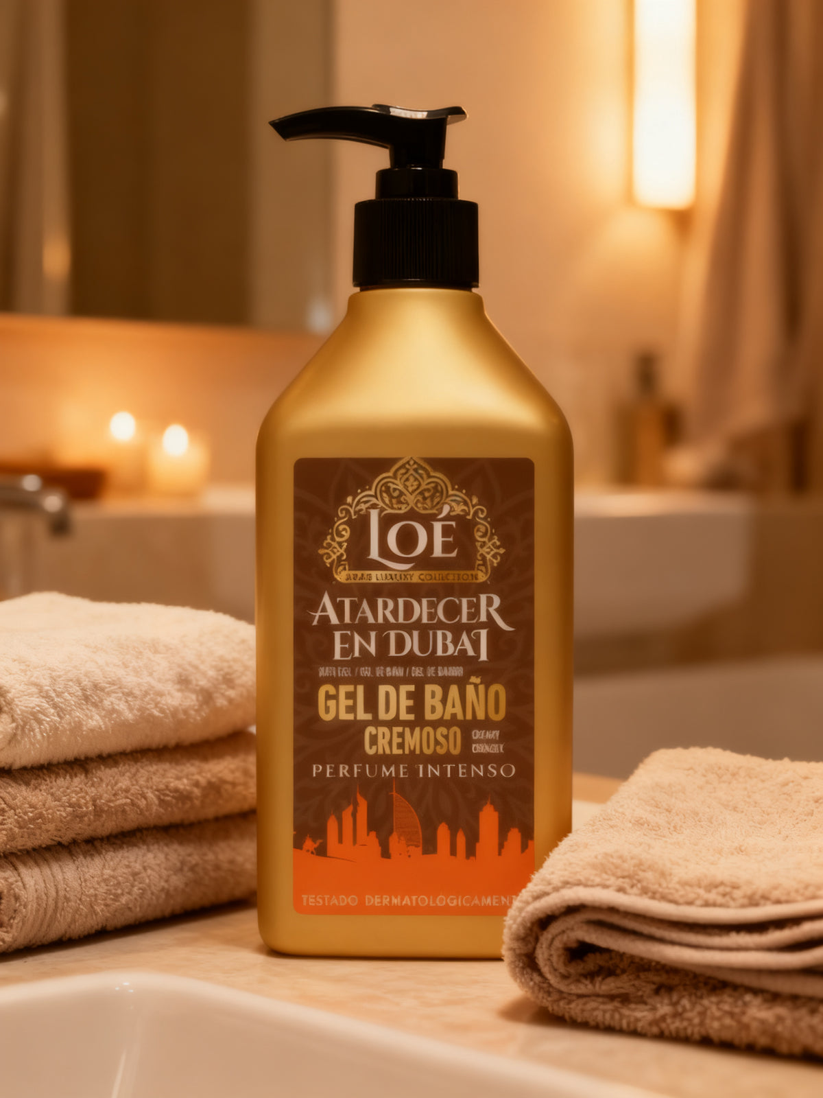 Gel de Baño Atardecer en Dubai Loé 500ml