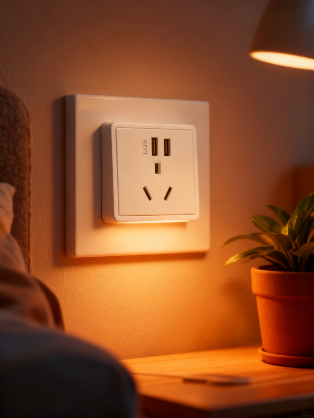 BASE DE PARED USB A+C 20W