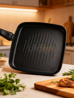 Asadora Aluminio Inducción Grill 27x27 cm