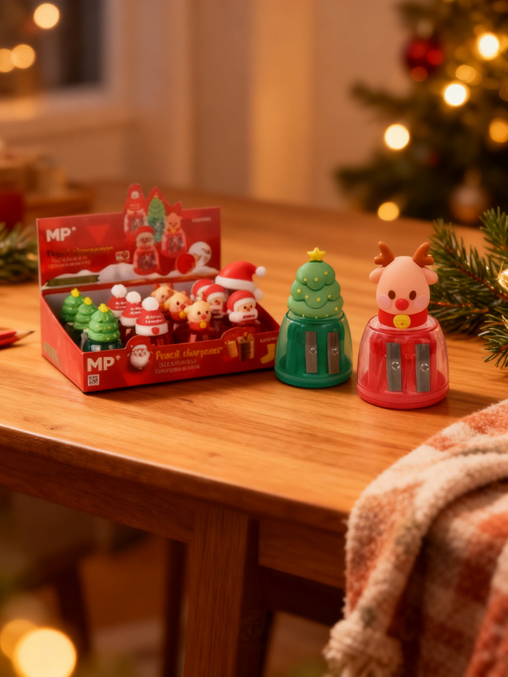 Sacapuntas Doble Estilo MP Navideño