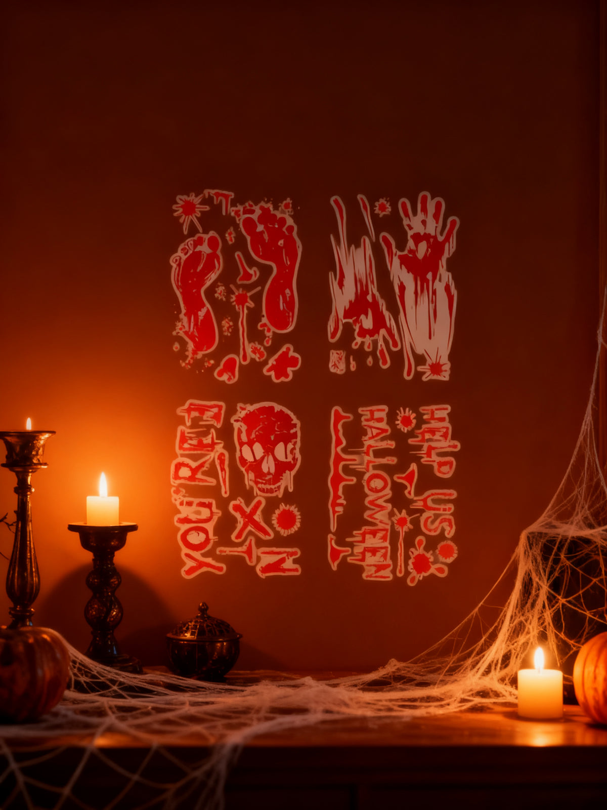 Pegatinas de Halloween 1 Unidad