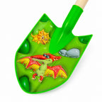 Pala de Juguete Temática Dinosaurio | Mango de Madera | Playa y Jardín para Niños